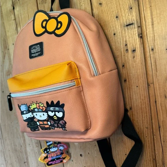 Sanrio Hello Kitty x Naruto Shippuden Women’s Mini Backpack Limited Edition - Picture 6 of 15